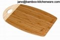 Island Bamboo ONO18 Cuisin-Aire Ono Cutting Board with Handle and Gravy Groove,  2