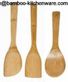 3-Piece Bamboo Cookware Spoon and