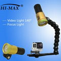 HI-max V11 diving video light with focus