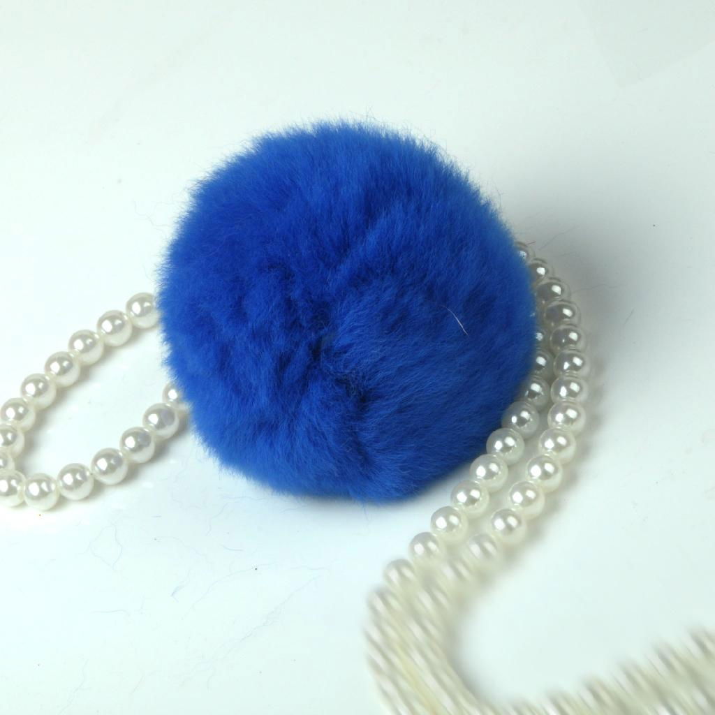 rex habbit ball fur ball for hat and scarf  4