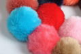 faux fur ball ,faux habbit ball 3