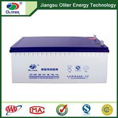 Super long service life two years 12v 200ah solar battery