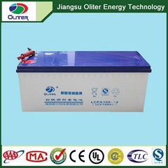 Super long service life 12v150ah solar battery