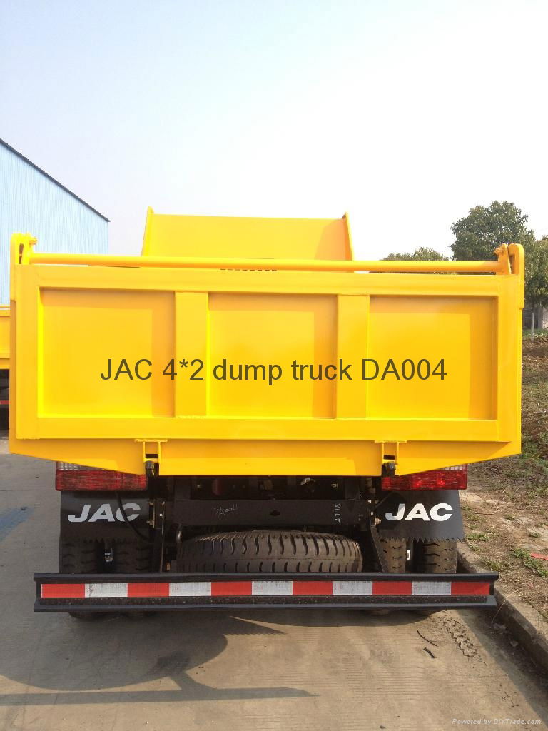 JAC 4*2 mini dump truck,3-ton Loading, 80km/hour ,DA004 2