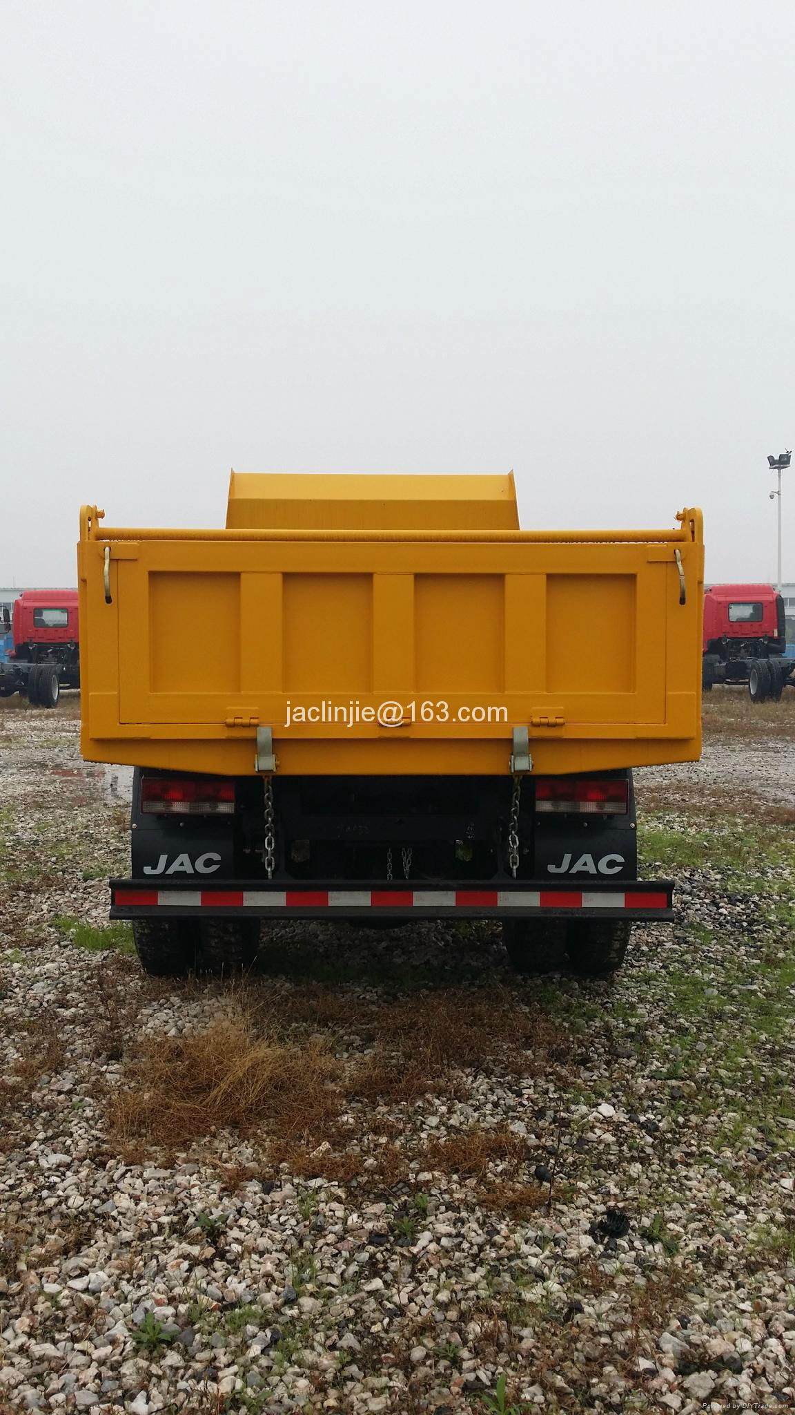 Jac 4*2 Dump Truck BB006 8-ton Loading 75km/h Maximum Speed 5