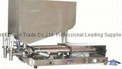 Self-priming liquid filling machine