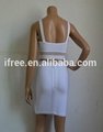 Wholesale white lace lady dress sexy celebrity 2 piece bandage dress 3