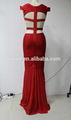 red long gown evening women dress