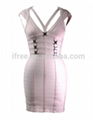 women dress cap slevees elegant celebrity bandage dress 1