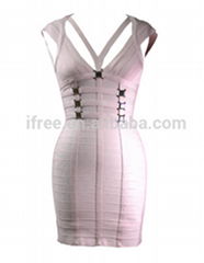 women dress cap slevees elegant celebrity bandage dress