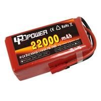 6s 22000mah high rate lipo battery 