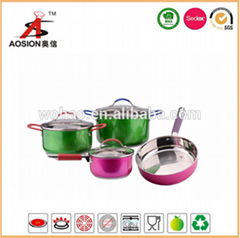 new design stainless steel induction cookware for sale