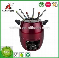 new product stainless steel chocolate fondue set