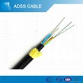 Single mode g652 adss optical fiber cable