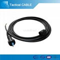 tactical fiber optic cable with DLC Connector