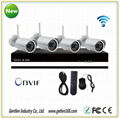 Wireless 4CH NVR kits with 4pcs Network Camera for IP camera system 2