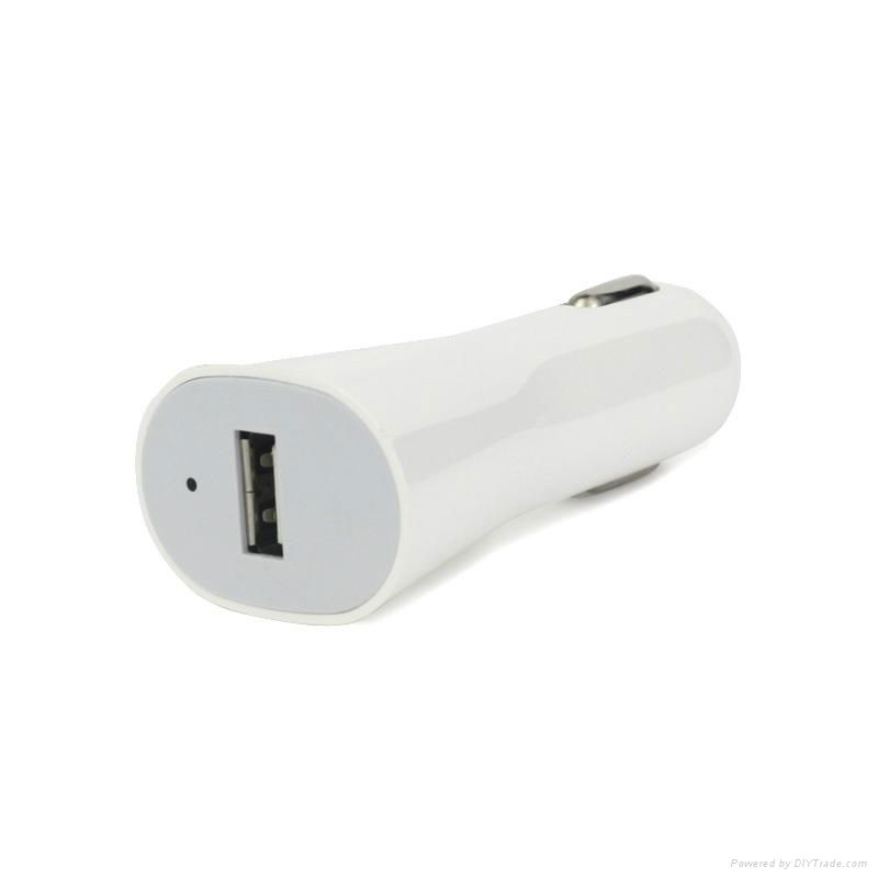 5V 1A USB Car Charger--White