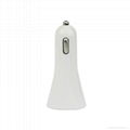 5V 1A USB Car Charger--White 2