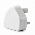 5V 1000MA USB charger for iphone 4S with UK 1