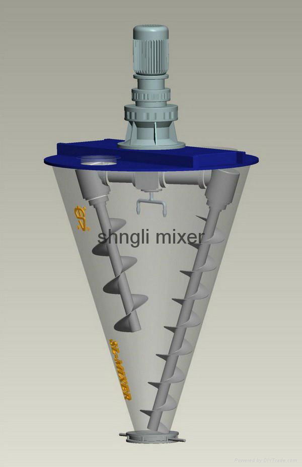 conical double screw mixer  2