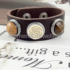 Chunk Armband Genuine Leather Bracelet