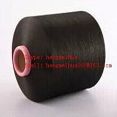 Sell Spun Polyester Yarn Virgin Black Color or RW 10S