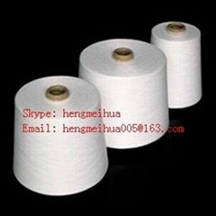 Sell Spun Polyester Yarn Virgin Raw White or Dyed Color 18S