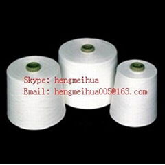 Sell Polyester Spun Yarn Virgin Raw White or Dyed Color 40S 