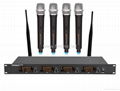 UHF Four Channel wireless microphone 1