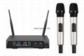 UHF Metal Karaoke Wireless Microphone 1