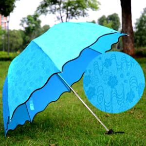 Flower Edge Beautiful Gift Umbrella Lady Sun Rain Umbrella