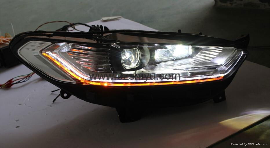 FORD Fusion Mondeo LED Head Lamps Projector Lens LED Light High Beam 3