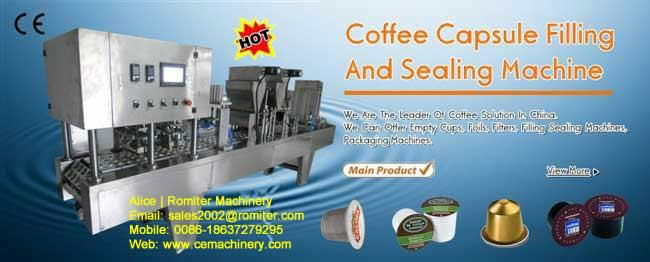 Nespresso coffee capsule filling sealing machine 2