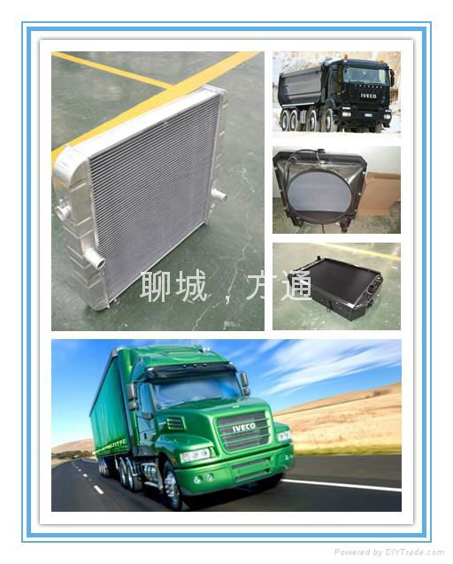 truck radiator for Iveco  trucks