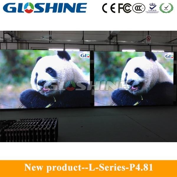 Indoor P4.8I low price high refresh led advertising dancing screen
