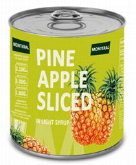 Canned Pineapple in Light Syrup