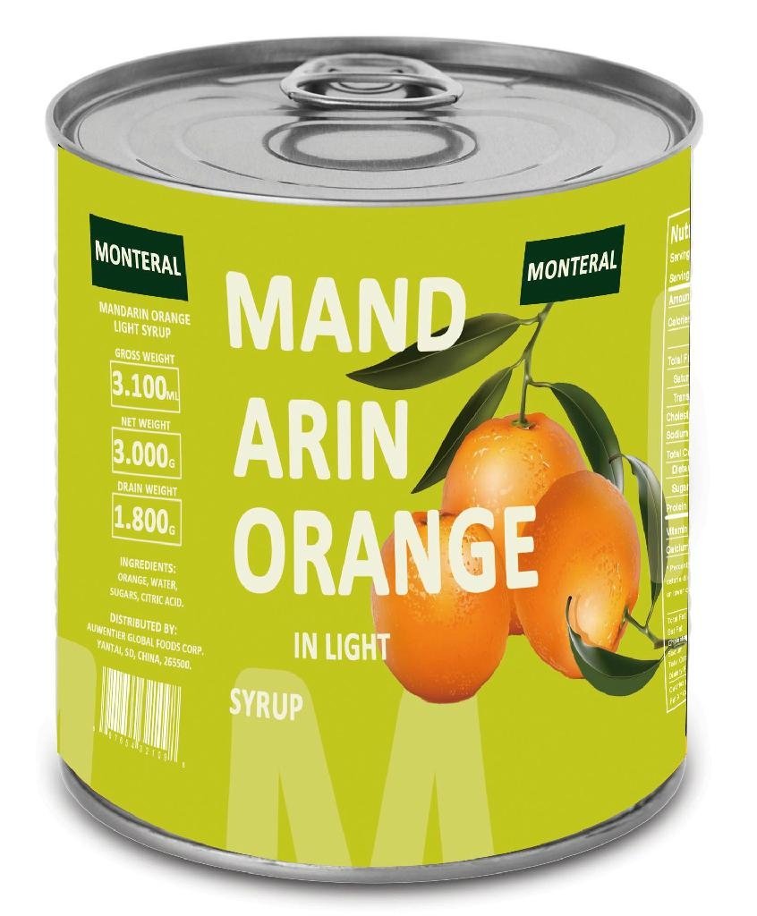 Canned Mandarin Orange in Light Syrup