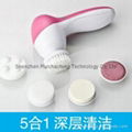 Multifuction Facial brush cleaning Relief massager wash Skincare  3