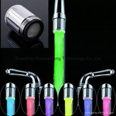 Hot sale 7 colors rainbow changing faucet 