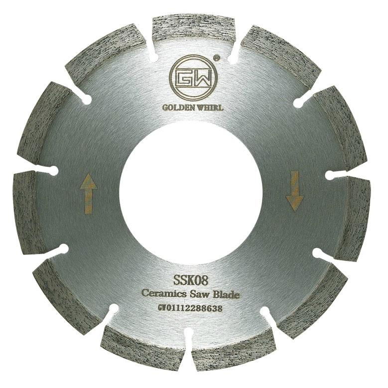 Segmented sintered saw blade 150