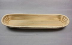 Handcraf 100% natural rattan cane bread dough rising basket banneton