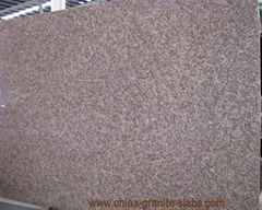 China G687 Peach Red Granite Slabs