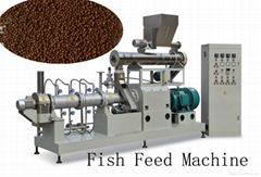 Floating fish feed production line