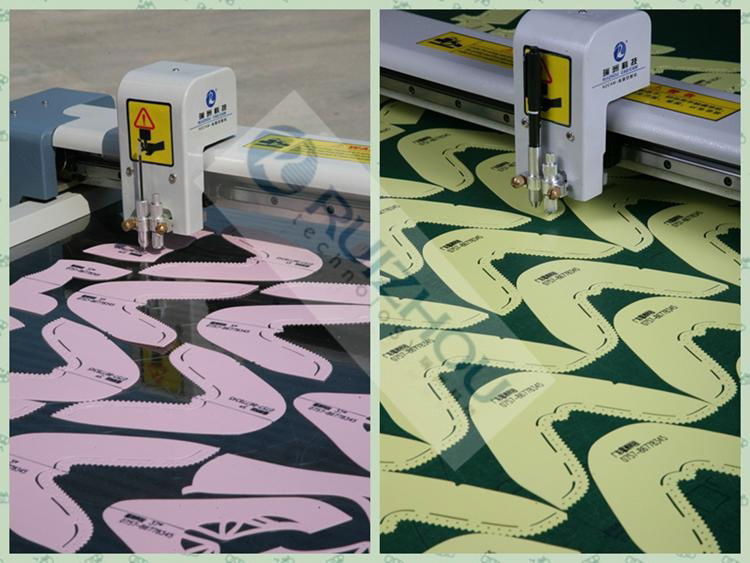 CNC paper pattern cutting plotter for shoes, bags, clothes 3