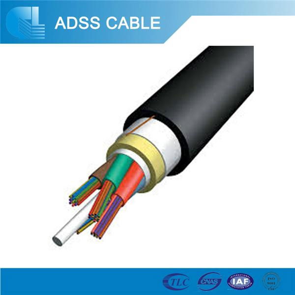 ADSS aerial Self-supporting 12 core 100span Fiber Optic Cable 4