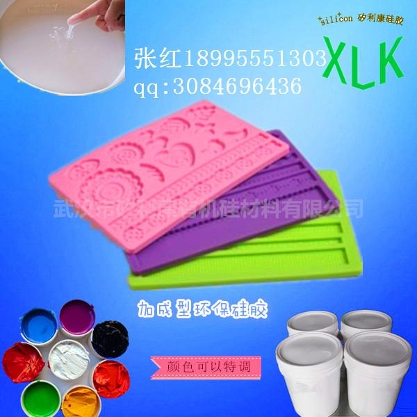 蕾絲翻糖食品級模具硅膠 