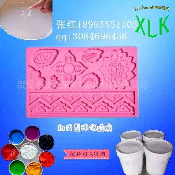 蕾絲翻糖食品級模具硅膠  2