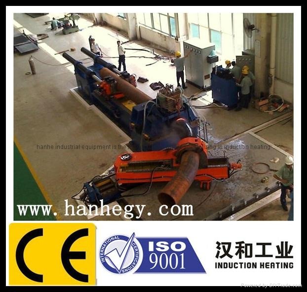 Automatic hot pipe bending machine for gas and oil tubo