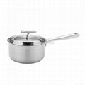 TRI PLY COOKWARE 6PCS 3 Ply Stainless Steel Cookware Set (22cm,20cm Stockpot wit 2