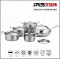TRI PLY COOKWARE 6PCS 3 Ply Stainless Steel Cookware Set (22cm,20cm Stockpot wit